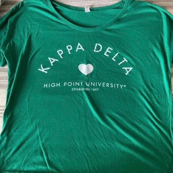 High Point University Kappa Delta Tee Size Large - Picture 1 of 3